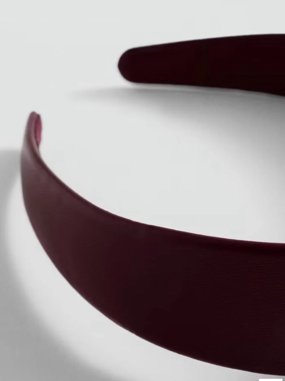 Wide Burgundy Headband for Women